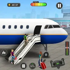 Скачать взломанную Flight Simulator - Plane Games (Флайт Симулятор)  [МОД Unlimited Money] - полная версия apk на Андроид