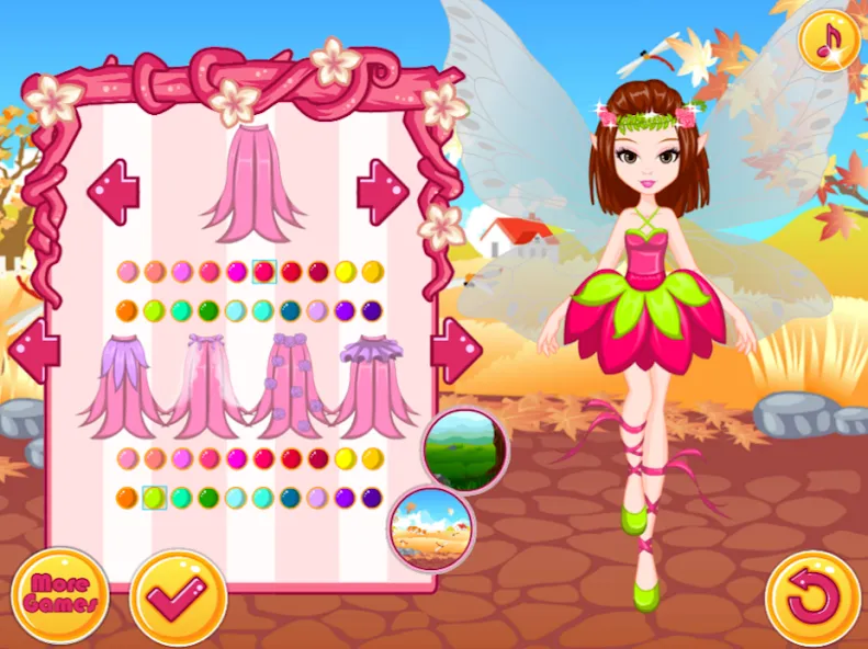 Fairy Dress Up - Girls Games  [МОД Menu] Screenshot 4