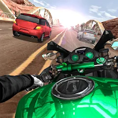 Взлом Moto Rider In Traffic (Мото Райдер в Трафике)  [МОД Много денег] - последняя версия apk на Андроид