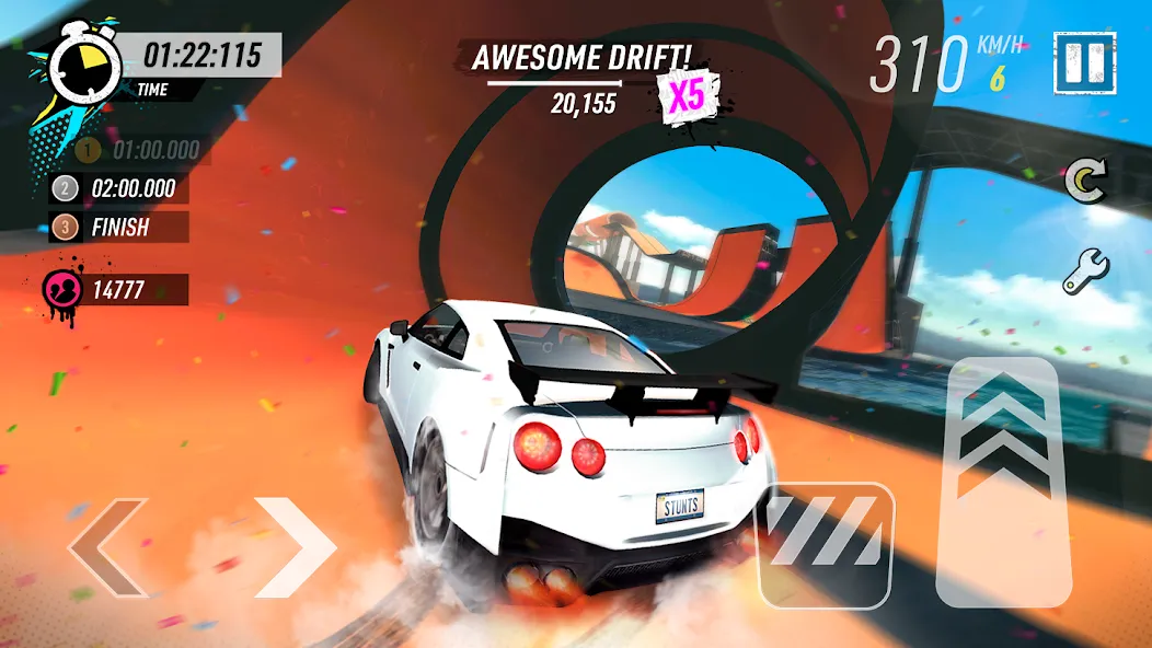 Car Stunt Races: Mega Ramps (Кар Стант Рейсы)  [МОД Много денег] Screenshot 1