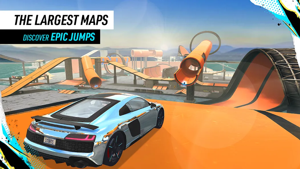 Car Stunt Races: Mega Ramps (Кар Стант Рейсы)  [МОД Много денег] Screenshot 3