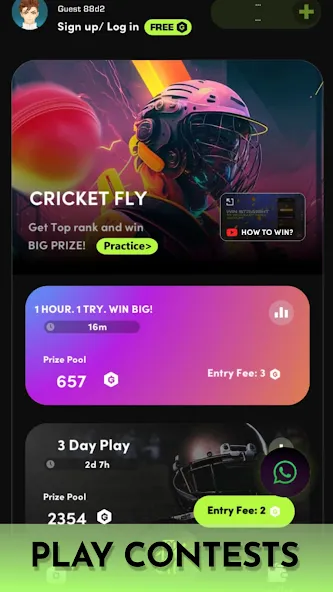 Cricket Fly x Gamifly (Крикет Флай)  [МОД Unlimited Money] Screenshot 5