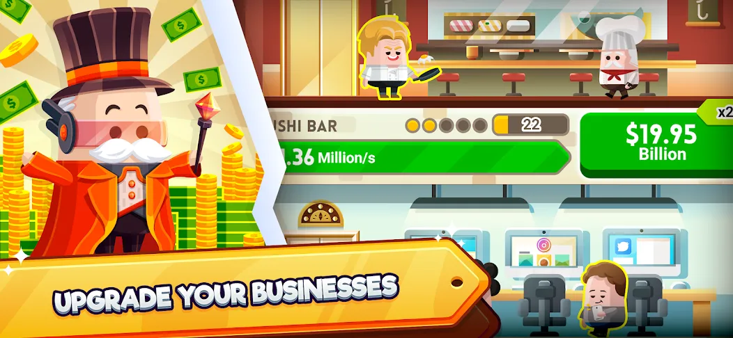 Cash, Inc. Fame & Fortune Game  [МОД Много денег] Screenshot 3