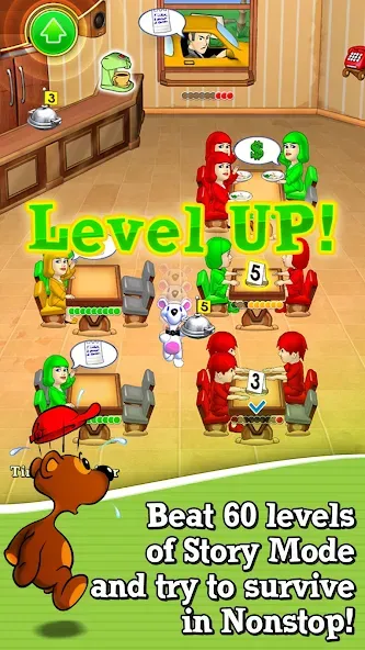 Lunch Rush HD Restaurant Games  [МОД Unlimited Money] Screenshot 2