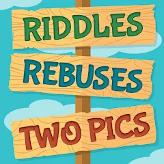 Скачать взлом Riddles, Rebuses and Two Pics  [МОД Unlocked] - полная версия apk на Андроид