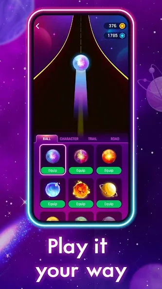 Dancing Road: Color Ball Run! (Дансинг Роад)  [МОД Unlocked] Screenshot 4