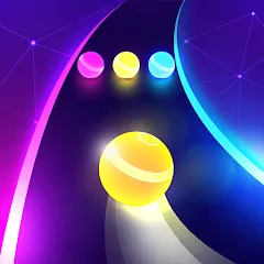 Скачать взломанную Dancing Road: Color Ball Run! (Дансинг Роад)  [МОД Unlocked] - полная версия apk на Андроид