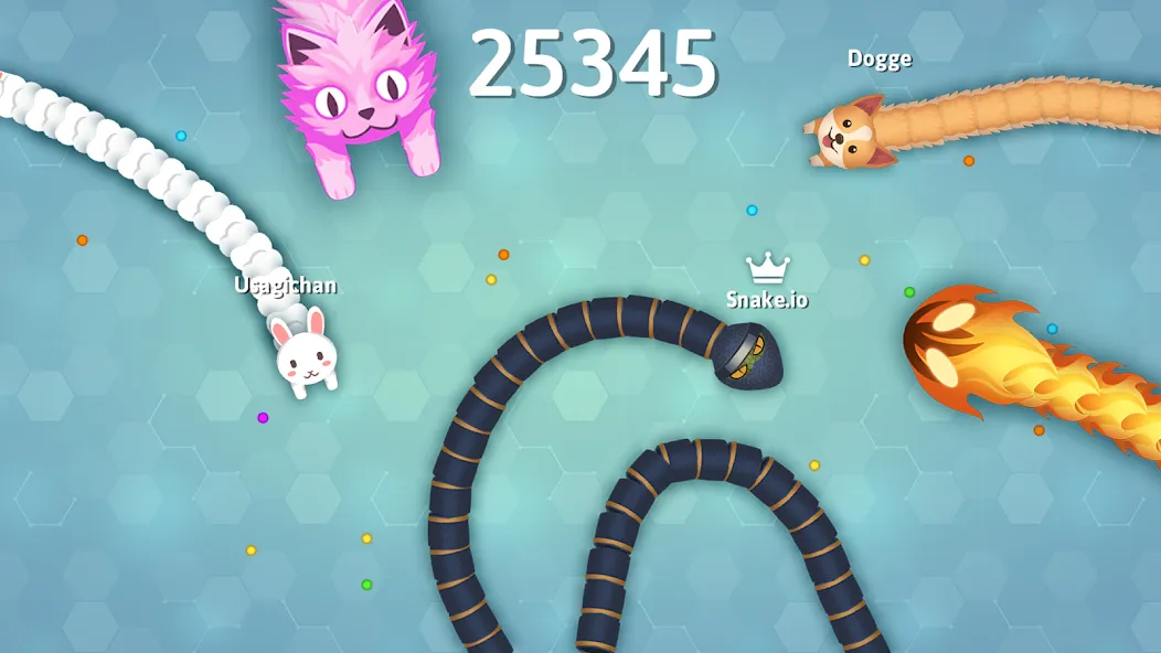 Snake.io - Fun Snake .io Games  [МОД Много монет] Screenshot 1