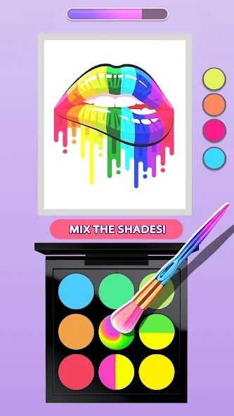 Makeup Kit - Color Mixing  [МОД Unlocked] Screenshot 1