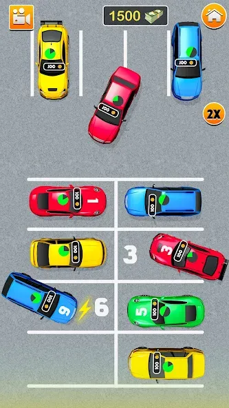 Park Master: Car Parking Jam (Парк Мастер)  [МОД Бесконечные деньги] Screenshot 2