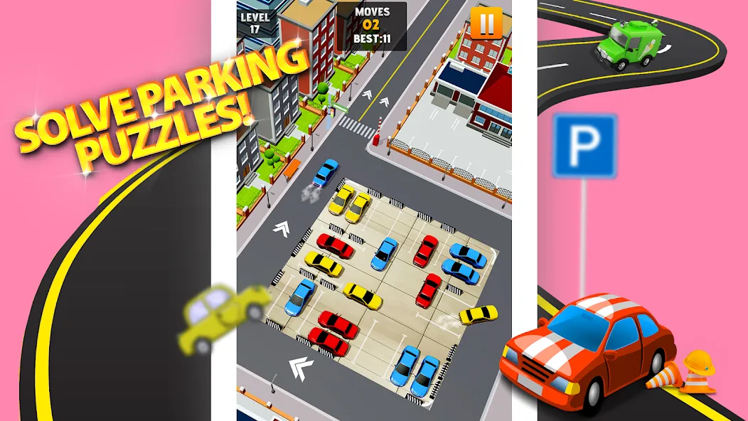 Park Master: Car Parking Jam (Парк Мастер)  [МОД Бесконечные деньги] Screenshot 5