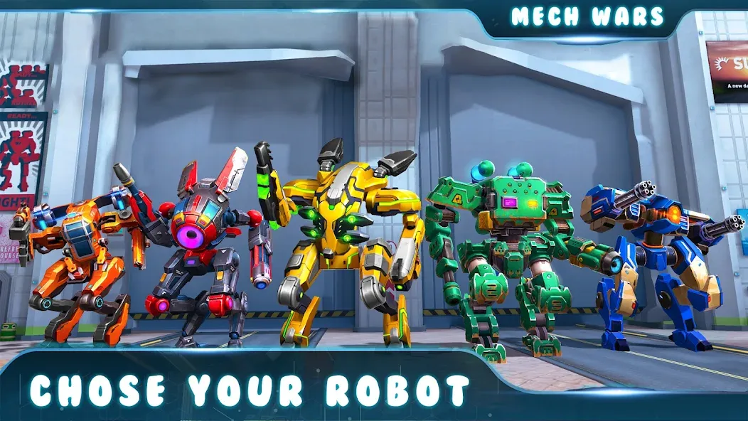 Spider Mech Wars - Robot Game  [МОД Много монет] Screenshot 3