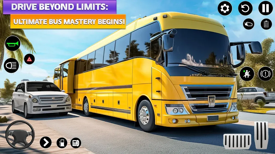 Ultimate Bus Driving Simulator (Ультимативный симулятор вождения автобуса)  [МОД Меню] Screenshot 2