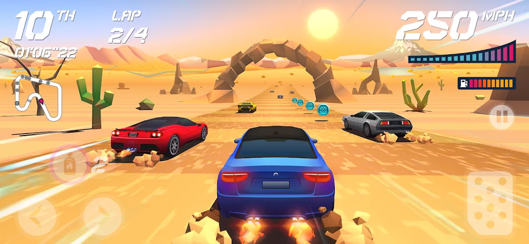 Horizon Chase – Arcade Racing (Хорайзон Чейс)  [МОД Меню] Screenshot 5