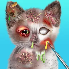 Взломанная Virtual Cat ASMR Spa Makeover (Виртуальный кот  Спа Мэйкавер)  [МОД Много денег] - полная версия apk на Андроид