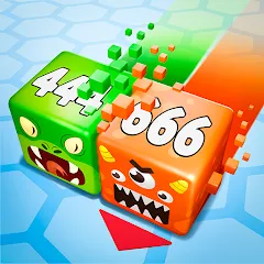 Скачать взломанную Cube Zone io  [МОД Все открыто] - стабильная версия apk на Андроид