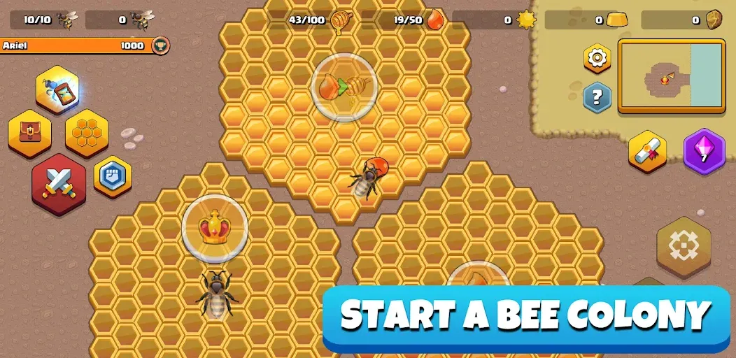 Pocket Bees: Colony Simulator (Покет Биз)  [МОД Mega Pack] Screenshot 1