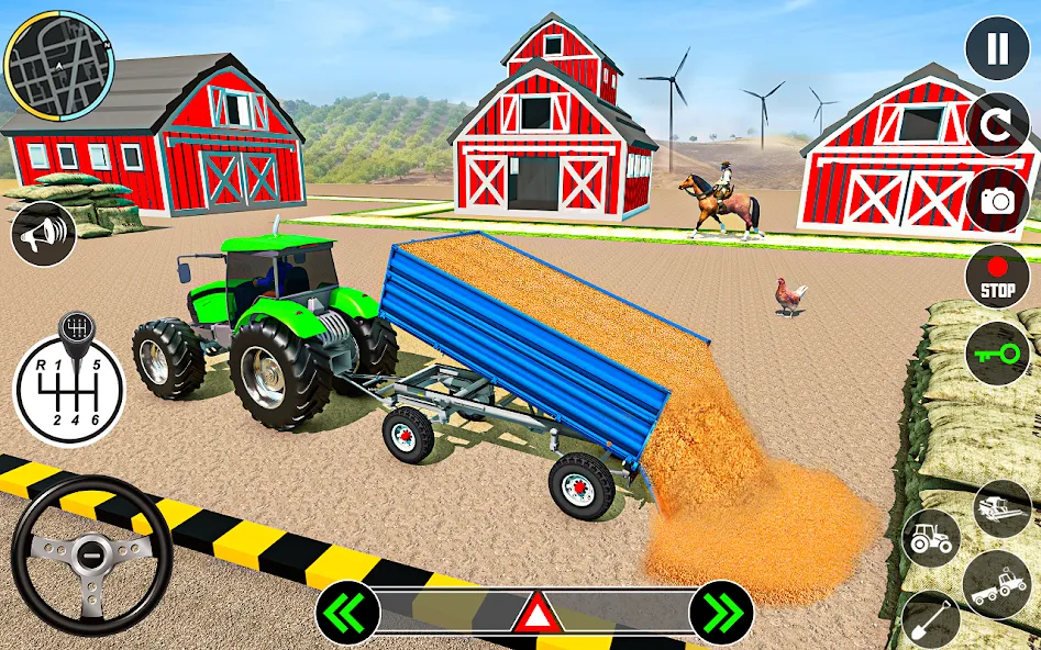 Tractor Farming: Tractor Games (Тракторное хозяйство)  [МОД Все открыто] Screenshot 5