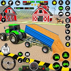 Взлом Tractor Farming: Tractor Games (Тракторное хозяйство)  [МОД Все открыто] - стабильная версия apk на Андроид