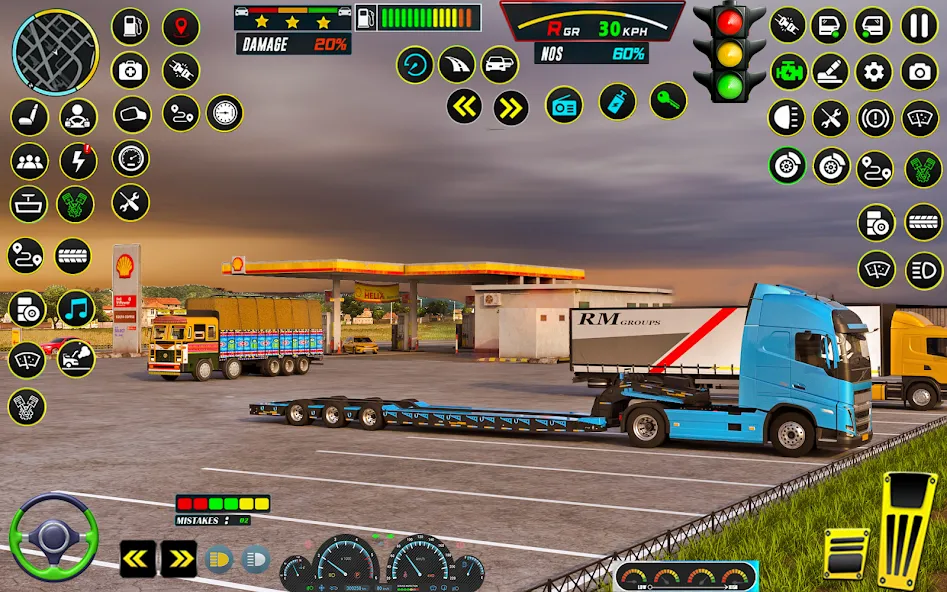 US Truck Simulator Game 2022 (Трак Симулятор)  [МОД Бесконечные монеты] Screenshot 4