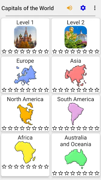 Capitals of the World - Quiz  [МОД Много денег] Screenshot 3