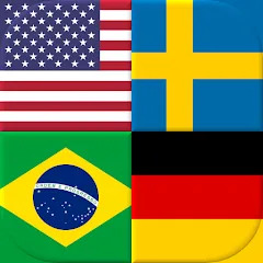 Скачать взлом Flags of All World Countries  [МОД Бесконечные монеты] - последняя версия apk на Андроид