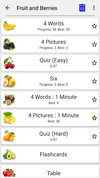 Fruit and Vegetables - Quiz  [МОД Unlimited Money] Screenshot 5