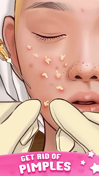 ASMR Doctor Game: Makeup Salon (АСМР автономная сенсорная меридиональная реакция)  [МОД Много денег] Screenshot 3