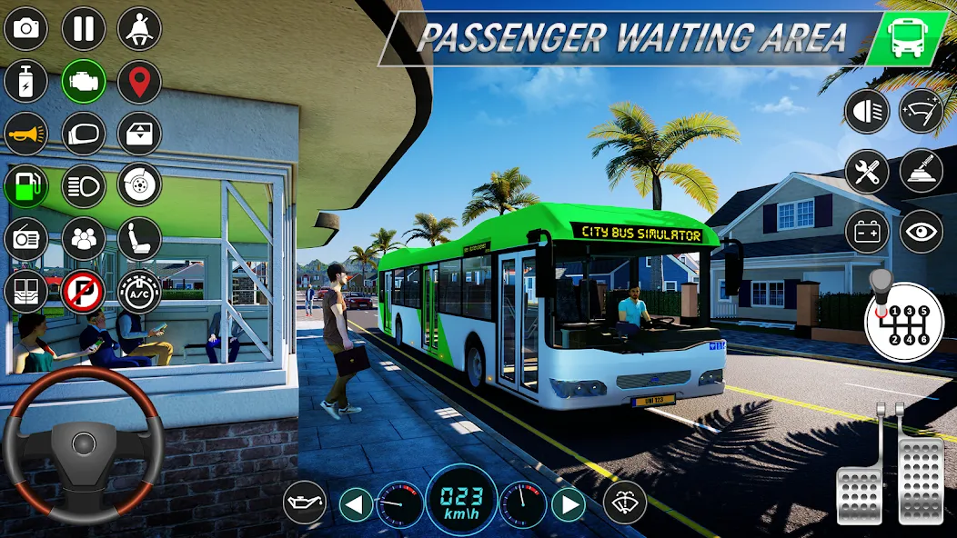 City Bus Simulator: Bus Games (Риал Сити Бас Симулятор Геймс)  [МОД Меню] Screenshot 1