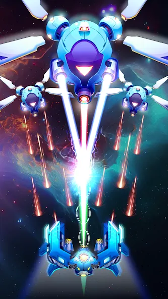 Galaxy Attack - Space Shooter (Гэлэкси Атак)  [МОД Меню] Screenshot 3