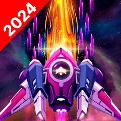 Взломанная Galaxy Attack - Space Shooter (Гэлэкси Атак)  [МОД Меню] - полная версия apk на Андроид