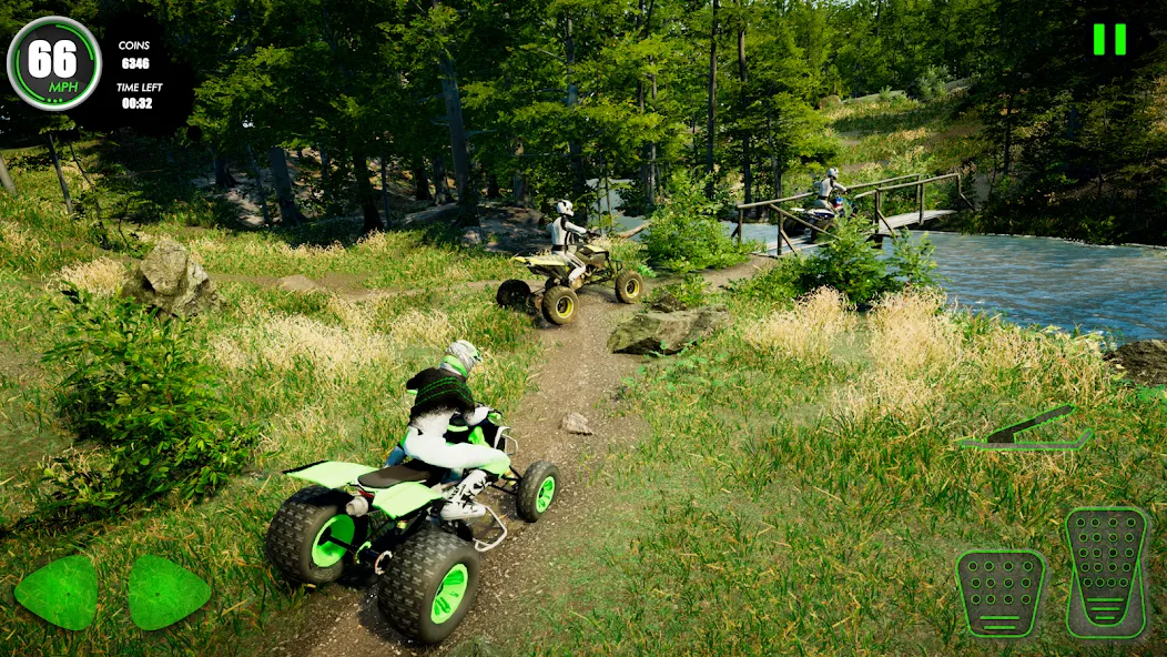 Atv Car Games Bike Offroad 4x4 (ЭиТиВи)  [МОД Бесконечные деньги] Screenshot 5