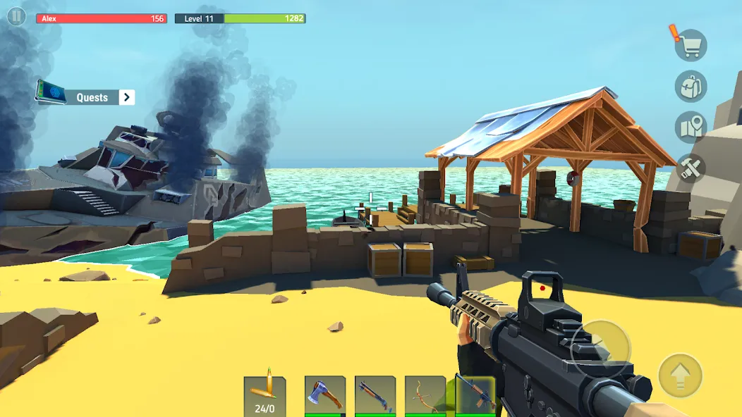 TEGRA: Zombie survival island (Тегра)  [МОД Все открыто] Screenshot 2