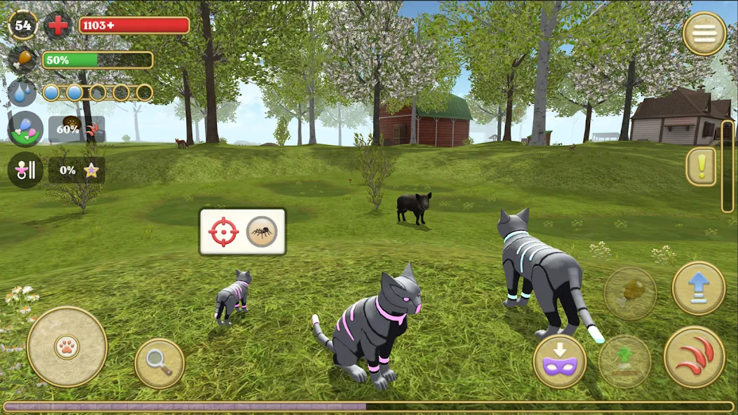 Cat Simulator : Kitties Family  [МОД Все открыто] Screenshot 5