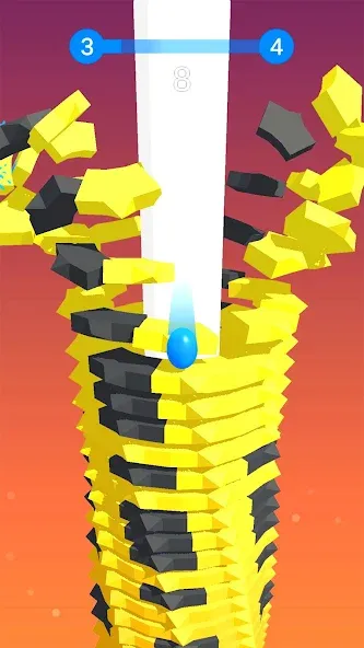 Stack Ball - Crash Platforms (Стэк Болл)  [МОД Unlimited Money] Screenshot 2