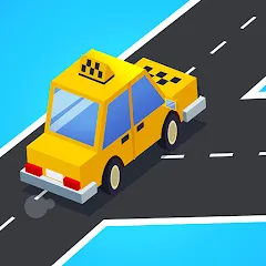 Взломанная Taxi Run: Traffic Driver (Такси Ран)  [МОД Много монет] - стабильная версия apk на Андроид