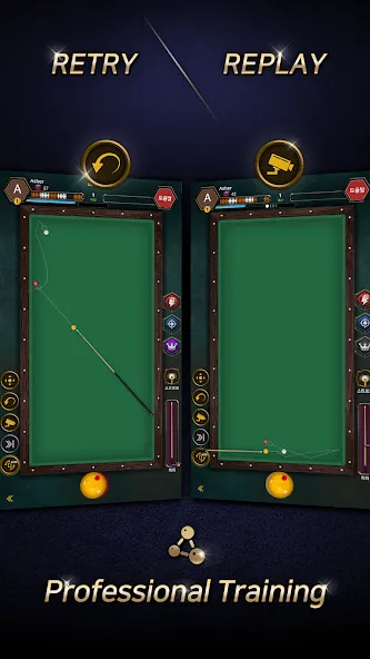 Real Billiards Battle - carom (Риал Бильярдс Батл)  [МОД Много денег] Screenshot 5