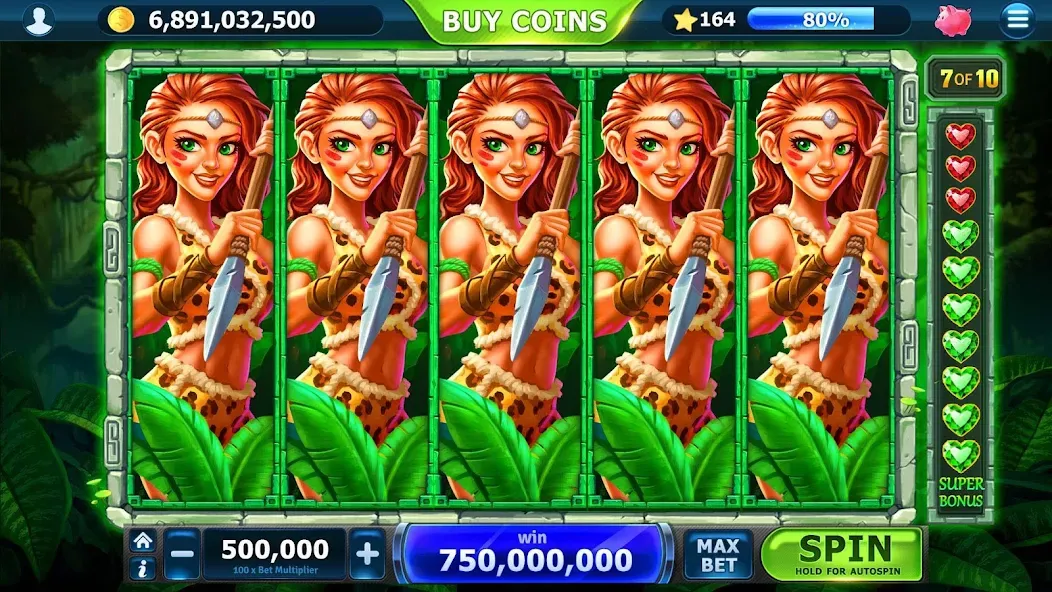 Slots of Vegas (Слоты Вегаса)  [МОД Много денег] Screenshot 4