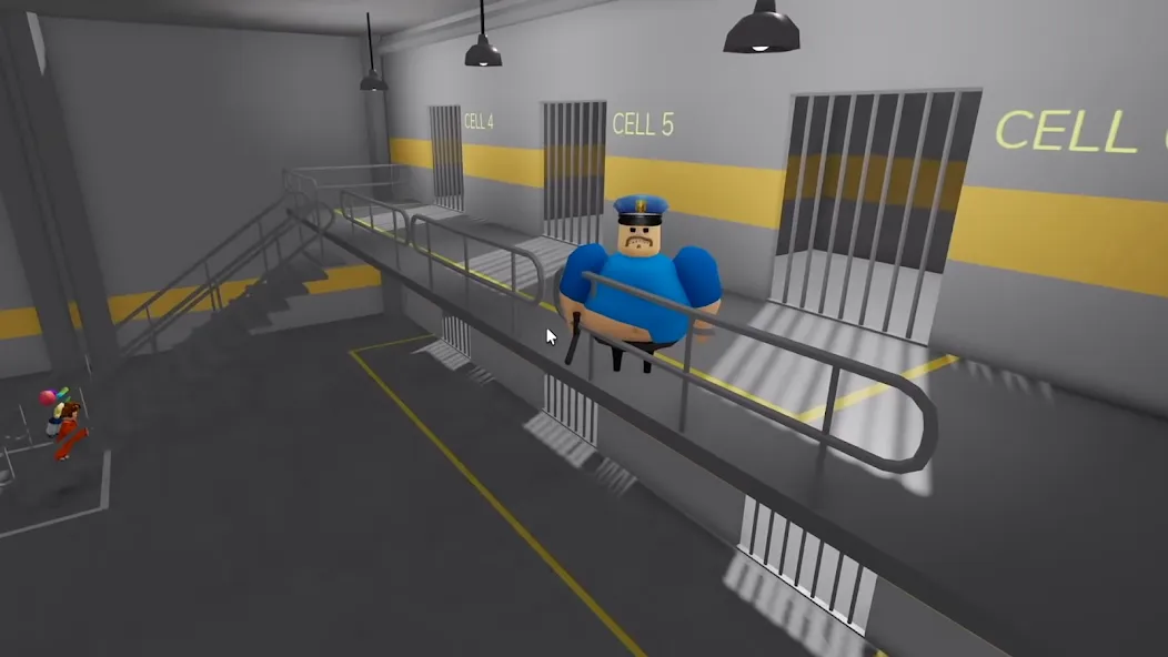 Barry Prison Escape JailBreak (Барри Побег из тюрьмы )  [МОД Бесконечные монеты] Screenshot 3