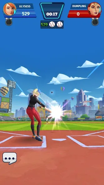 Baseball Club: PvP Multiplayer (Бейсбольный клуб)  [МОД Бесконечные деньги] Screenshot 1