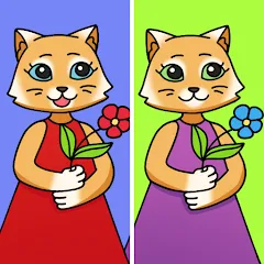 Взлом Find Differences: Cute Cats  [МОД Mega Pack] - полная версия apk на Андроид