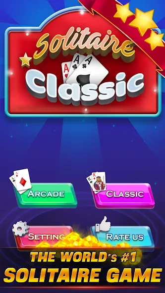 Solitaire Classic (Солитер Классик)  [МОД Unlimited Money] Screenshot 5