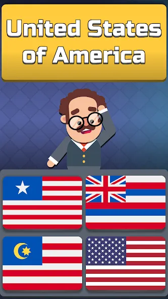 Geography: Flags Quiz Game  [МОД Menu] Screenshot 1