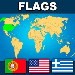 Скачать взломанную Geography: Flags Quiz Game  [МОД Menu] - стабильная версия apk на Андроид