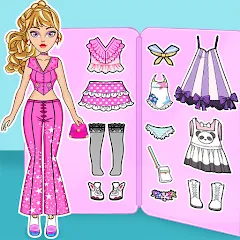 Скачать взломанную DIY Paper Princess Doll Games (Ди пейпер принцесс кьют доллс)  [МОД Много монет] - стабильная версия apk на Андроид