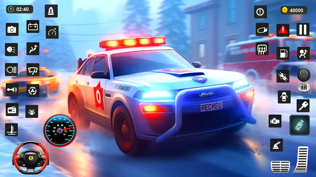 Police Car Kids Driving Game (Кидс Полис Геймс)  [МОД Menu] Screenshot 1