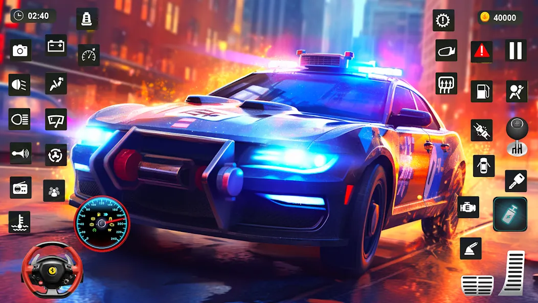 Police Car Kids Driving Game (Кидс Полис Геймс)  [МОД Menu] Screenshot 4