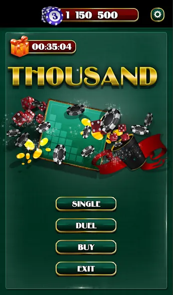 Thousand Dice  [МОД Unlimited Money] Screenshot 1