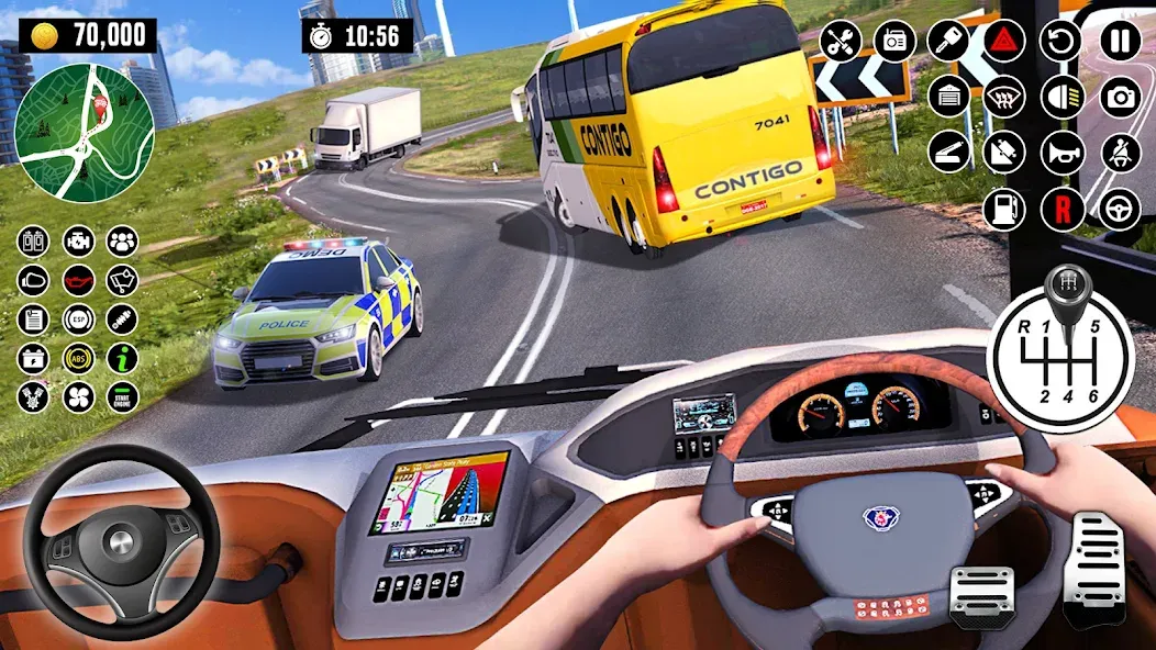 Bus Driving School : Bus Games  [МОД Unlimited Money] Screenshot 4