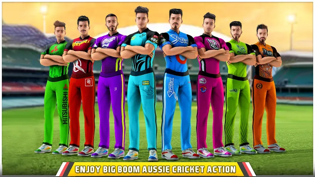 Aussie T20 Cricket Game 2023  [МОД Бесконечные монеты] Screenshot 1